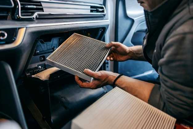 Процесс замены салонного фильтра
