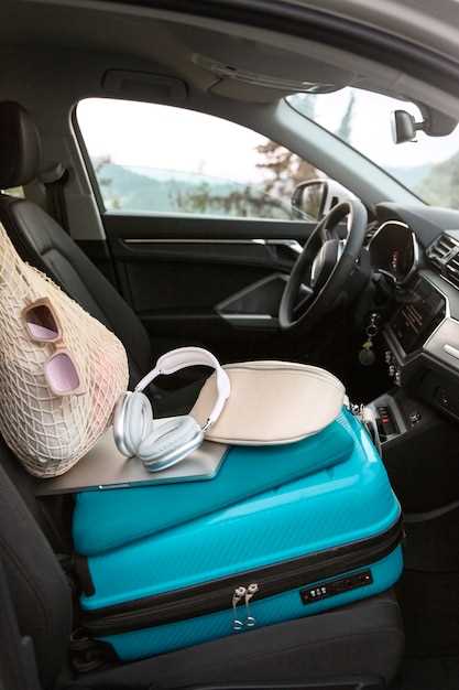 Расстановка и размеры передних и задних сидений